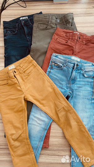 Джинсы на мальчика 110-116