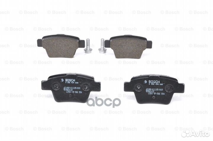 Тормозные колодки задние 0986494099 986494099 B