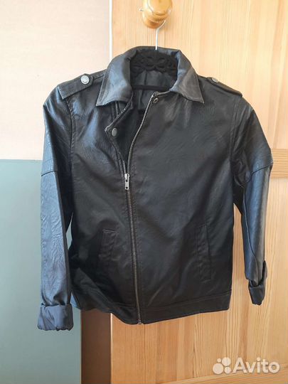 Кожаная куртка косуха детская