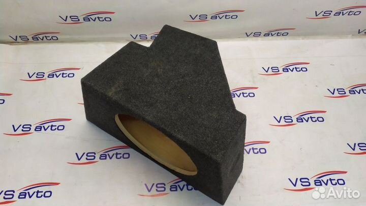 Короб в крыло Mitsubishi Lancer X под сабвуфер