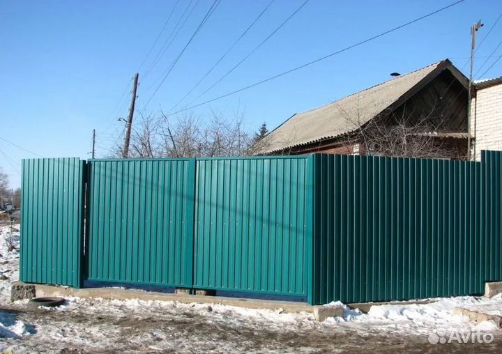 Забор металлический профессионально качественно