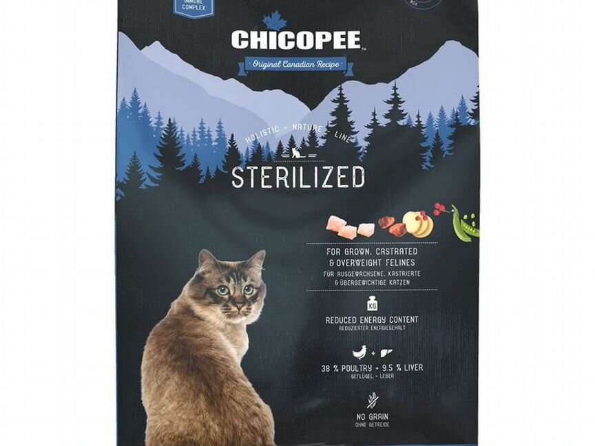 Chicopee HNL Cat Sterilized 8 кг