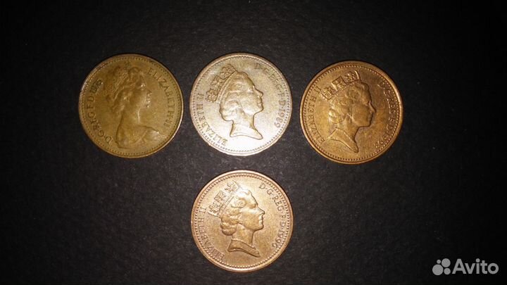 Монеты Великобритании пенни и пенсы