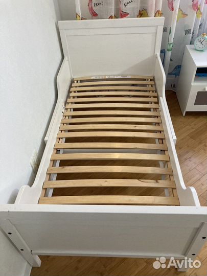 Детская кровать IKEA раздвижная сундвик