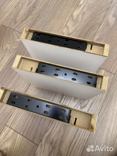 Полка настенная 3 шт со скрытым креплением