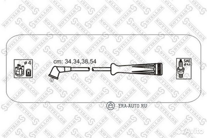 Stellox 1038018SX к-кт проводов\ Renault Clio II/Scenic 1.6i K7M 97