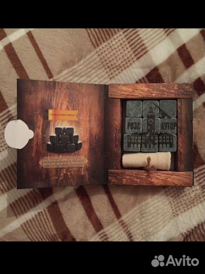 Камни для виски (вечный лед- стеатит)