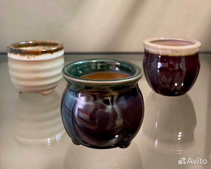 Керамические горшочки для суккулентов