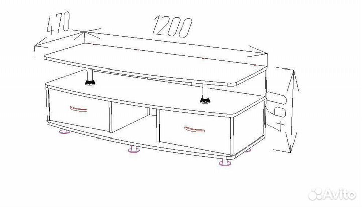 Тумба тв-13-1