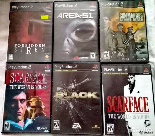 Игровые диски на PS2