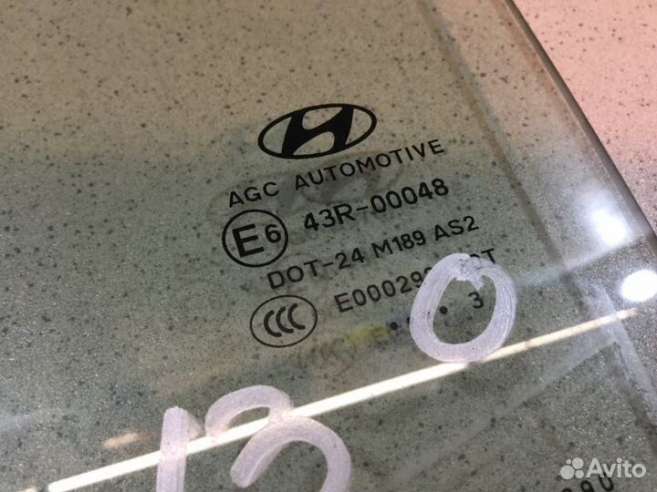 Стекло двери задней заднее левое Hyundai Ix35