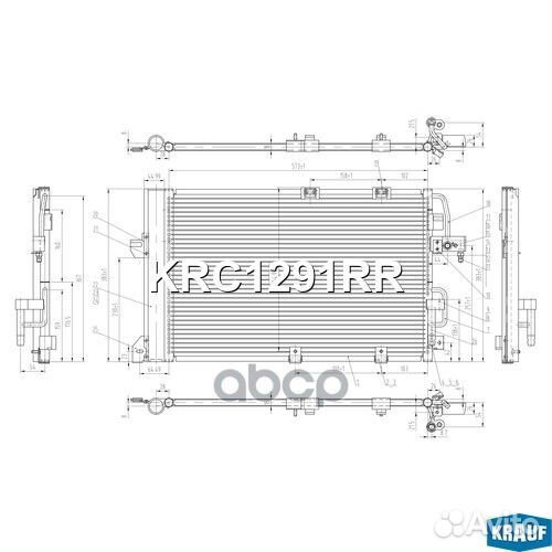 Радиатор кондиционера KRC1291RR Krauf