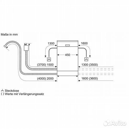 Посудомоечная машина Bosch SPS4HMI49E серебристый