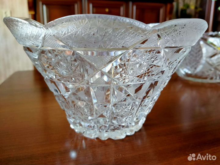Хрустальные салатники СССР / конфетница