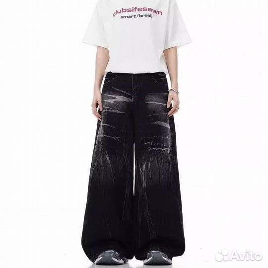 Джинсы огромные Vetements Gruu Buggy (S-L)