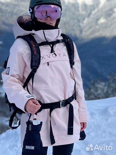 Анорак xvoya розовый новый
