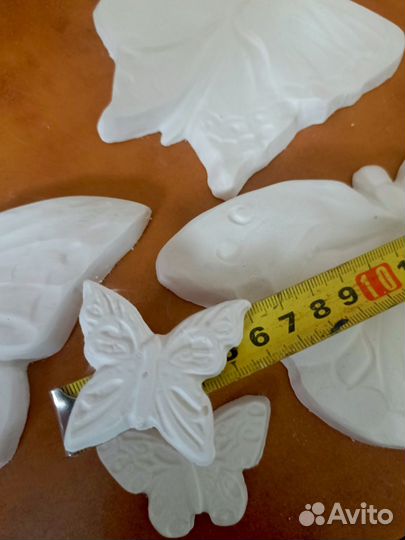 Бабочки из гипса г16