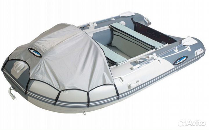 Надувная лодка gladiator D470AL светло/темно-серый