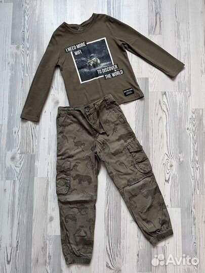 Пакет вещей на мальчика,116-122,цена за всё