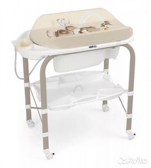 Пеленальный столик с ванночкой cam