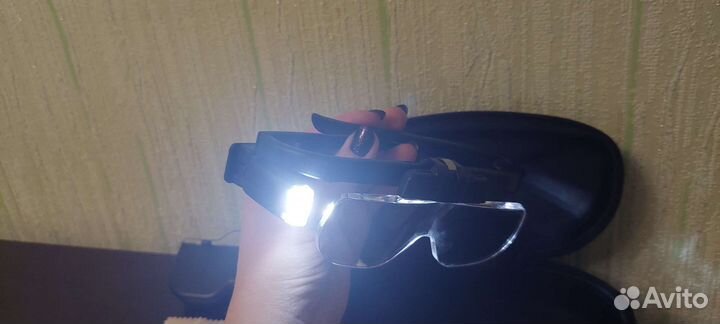 Очки лупа с подсветкой