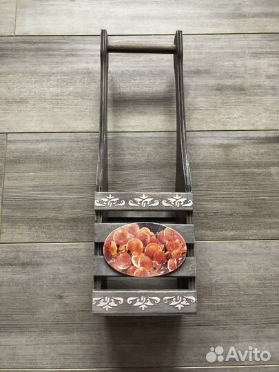 Ящик для бутылки - декупаж, ручная работа