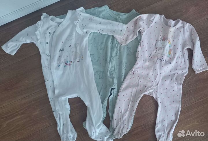 Вещи пакетом на девочку 6-9 месяцев