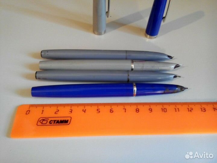 Чернильные ручки 4 штуки СССР одним лотом