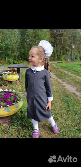 Школьная форма серого цвета