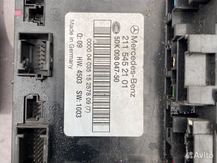 Блок предохранителей SAM Mercedes 211 универсал