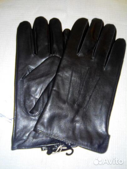 Перчатки мужские и варежки жен. кожаные, разные