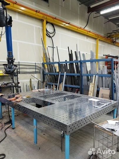 Сварочный 3D стол 1200х800х100 толщиной 8 мм