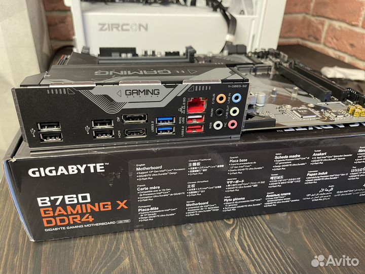 Материнская плата gigabyte b760 gaming x ddr4