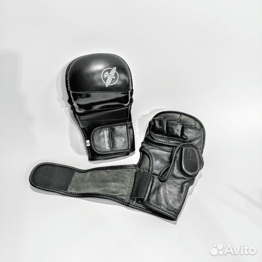 Перчатки крабы MMA Hayabusa кожа