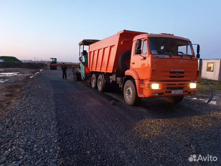 Услуги самосвала 20кубов