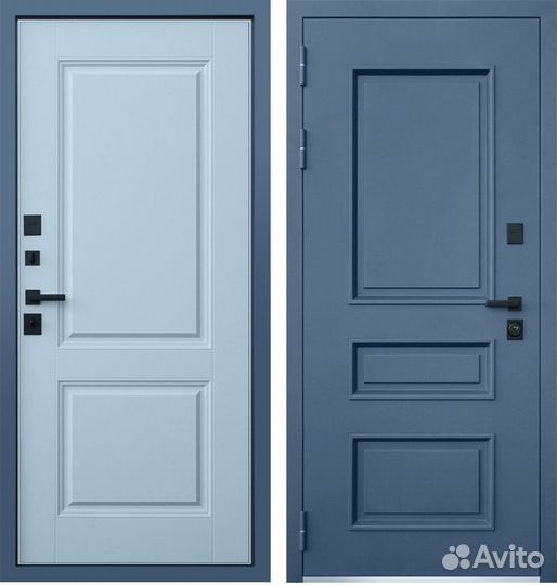 Дверь с терморазрывом Эльбрус RAL 7024 96L / 88R