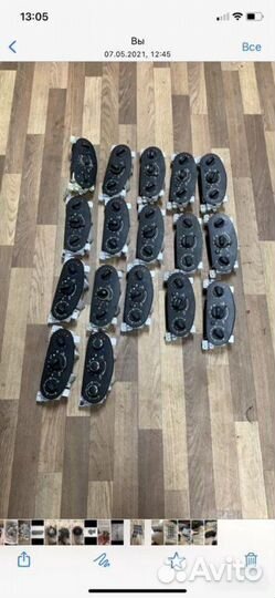 Блок управления отопителем Renault Logan