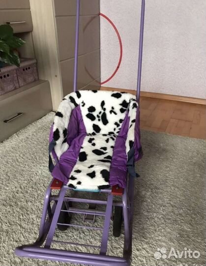 Санки на больших колёсах