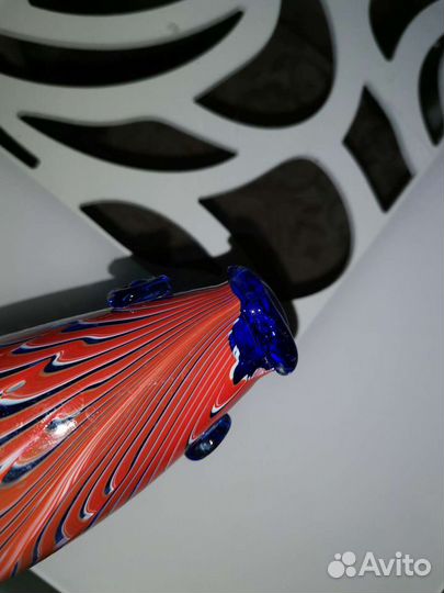 Статуэтка рыба из стекла СССР