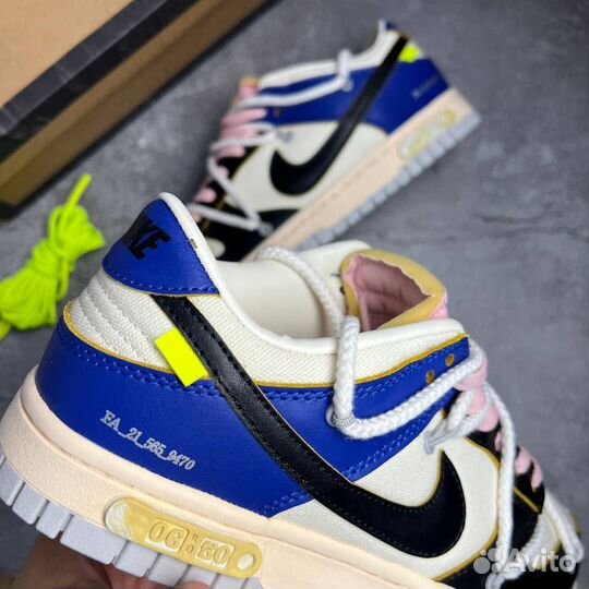 Кроссовки Nike Dunk Low x Off White Размеры 41-45