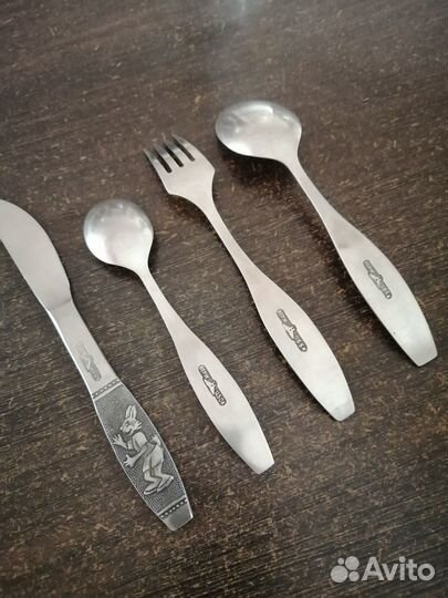 Набор детских столовых приборов СССР мультики