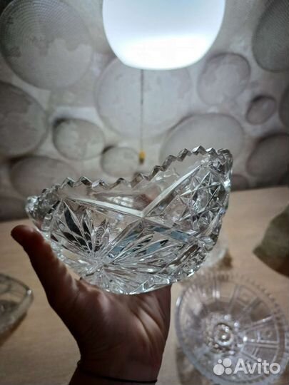 Ваза хрустальная