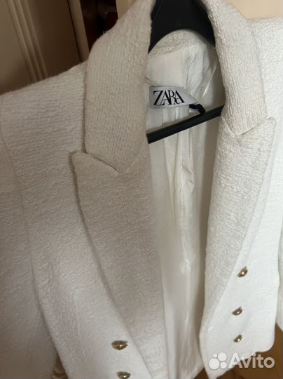 Твидовый жакет zara