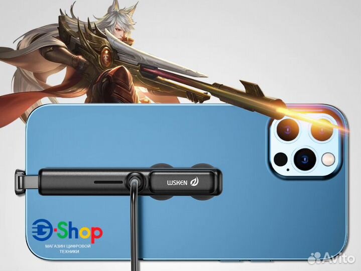 Кабель micro USB Игровой wsken 1,2 метра