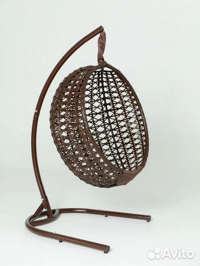 Подвесное кресло кокон Crysta венге