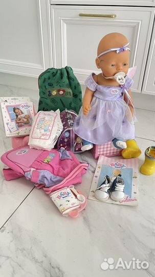 Кукла beby born с вещами, весь комплект