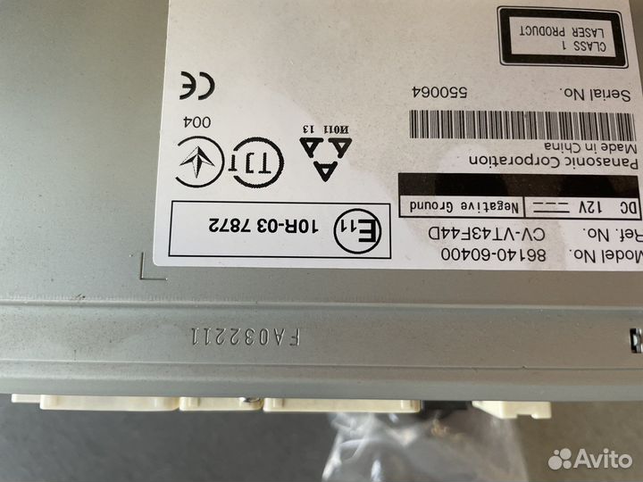 Штатная магнитола Toyota Land Cruiser Prado 150