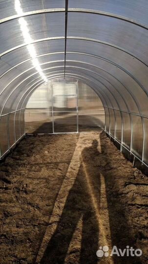 Теплица усиленная поликарбонат, рассрочка, кредит