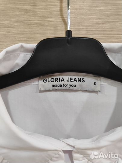 Белая рубашка oversize Gloria Jeans