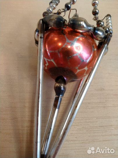 Ёлочная игрушка стеклярус